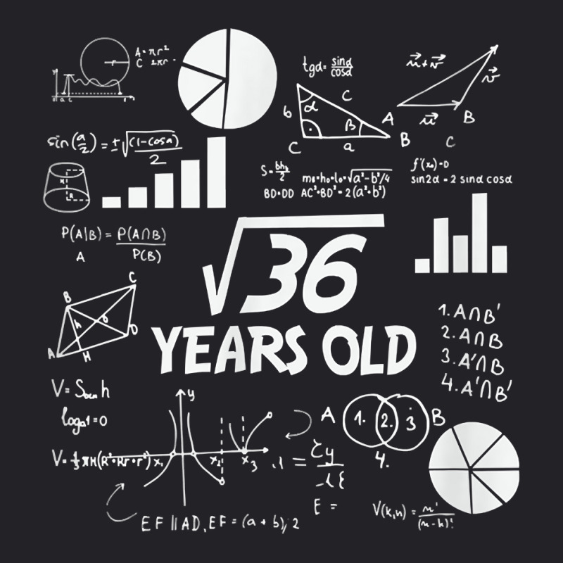 Birthday Square Root Math Problem Fun Calculation 6th T Shirt Youth Tee by tognifx | Artistshot