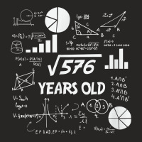 Birthday Square Root Math Problem Fun Calculation 24th T Shirt Ladies Fitted T-shirt | Artistshot