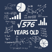 Birthday Square Root Math Problem Fun Calculation 24th T Shirt Ladies Denim Jacket | Artistshot