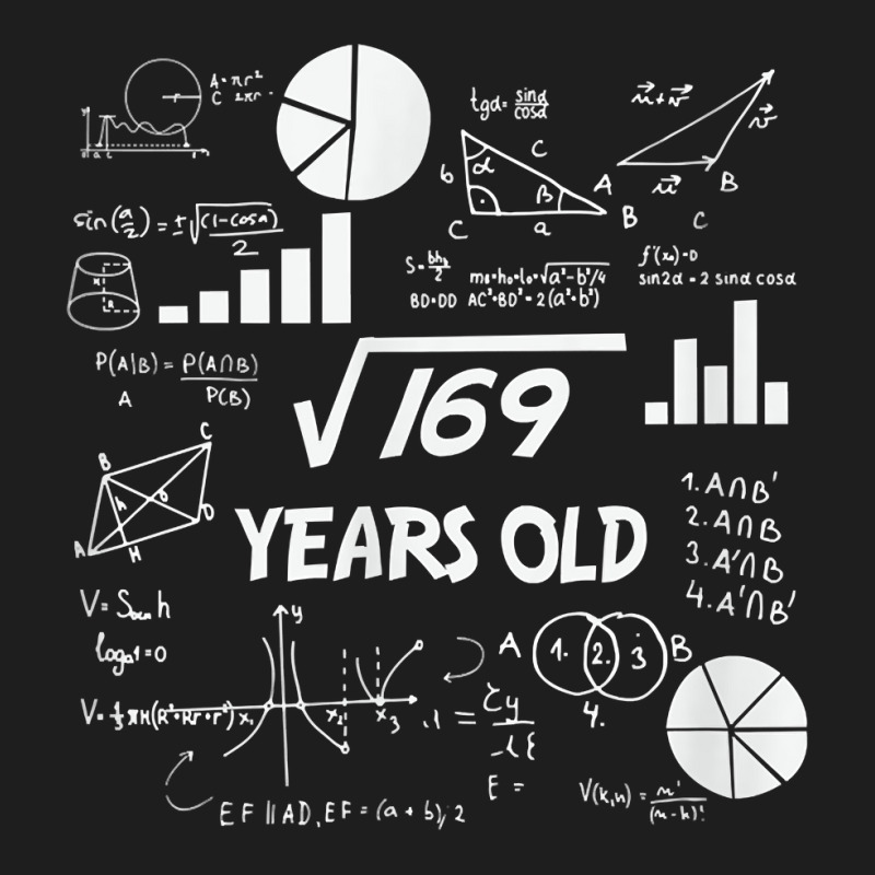 Birthday Square Root Math Problem Fun Calculation 13th T Shirt Classic T-shirt by magbyf | Artistshot