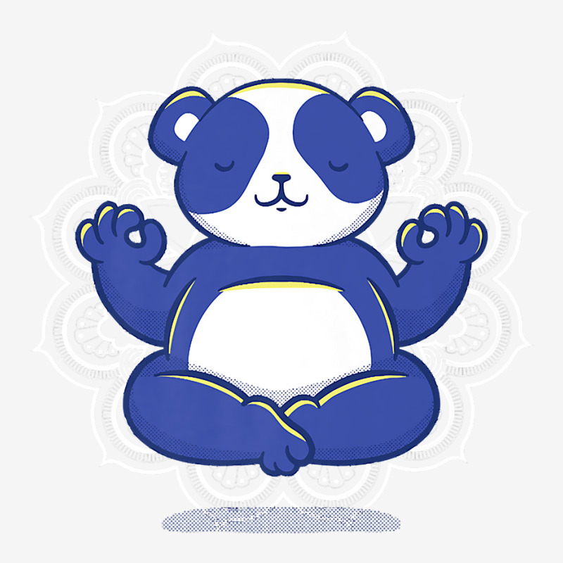 Sporty Panda Meditating In Yoga Pose Meditation Premium Classic T-shirt by PhoebeHaggett | Artistshot