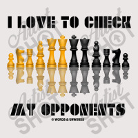 I Love To Check My Opponents Chess Set Pieces Geek Humor Premium T Shi Pocket T-shirt | Artistshot