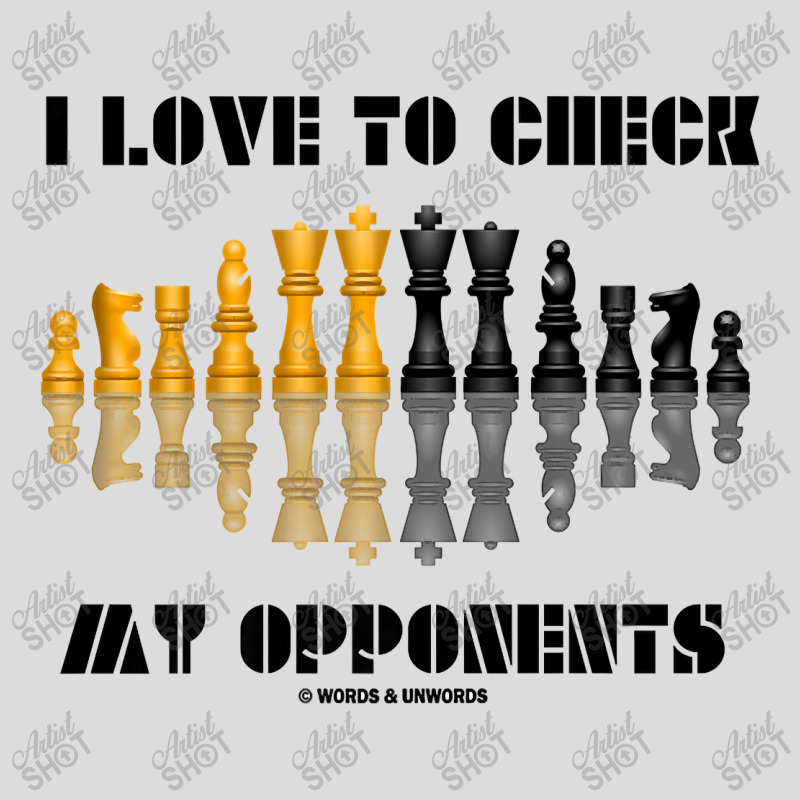 I Love To Check My Opponents Chess Set Pieces Geek Humor Premium T Shi Men's Polo Shirt | Artistshot