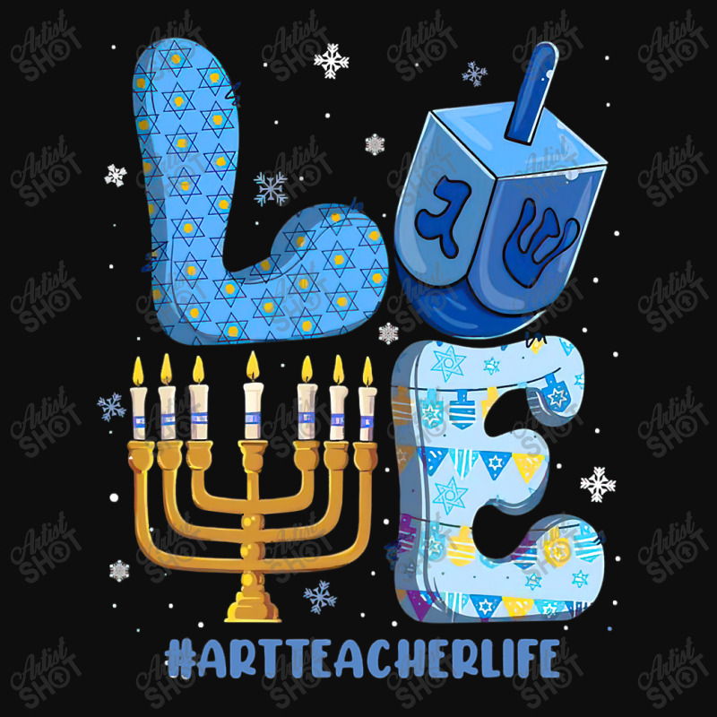 Art Teacher Life Love Hanukkah Christmas Jewish Xmas T Shirt Crop Top by Rudy_Glenn | Artistshot