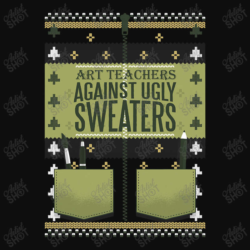 Art Teachers Against Ugly Sweaters T Shirt Crop Top by Rudy_Glenn | Artistshot