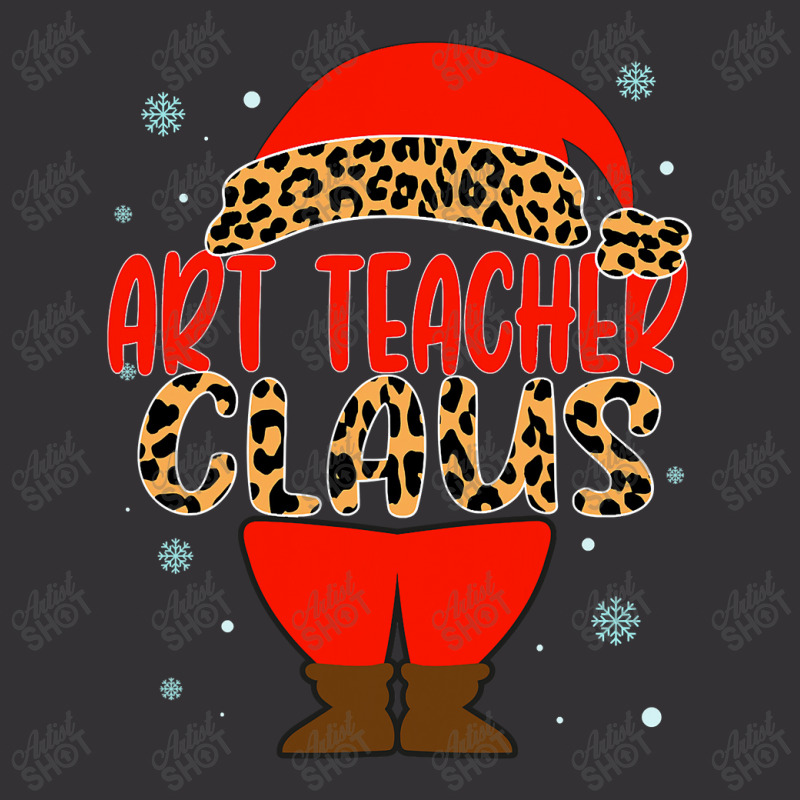 Art Teacher Claus Christmas Santa Hat Pajamas Matching Xmas T Shirt Vintage Hoodie by Michael_Wineinger | Artistshot