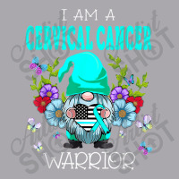 Cute Gnome I Am A Cervical Cancer Warrior Family Awareness T Shirt Youth 3/4 Sleeve | Artistshot