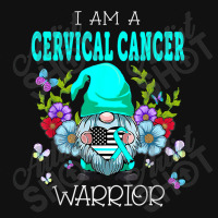 Cute Gnome I Am A Cervical Cancer Warrior Family Awareness T Shirt Baby Bibs | Artistshot