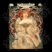 Alphonse Mucha Vintage Champendois Cropped Sweater | Artistshot