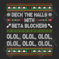 Deck The Halls With Beta Blockers Funny Nurse Christmas Ugly Premium T Printed Hat | Artistshot