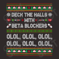 Deck The Halls With Beta Blockers Funny Nurse Christmas Ugly Premium T Racerback Tank | Artistshot