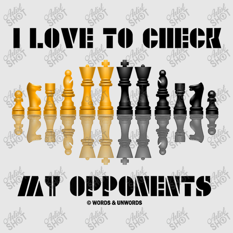 I Love To Check My Opponents Chess Set Pieces Geek Humor Premium T Shi Hoodie & Jogger Set | Artistshot