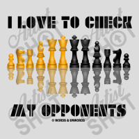 I Love To Check My Opponents Chess Set Pieces Geek Humor Premium T Shi Men's Polo Shirt | Artistshot