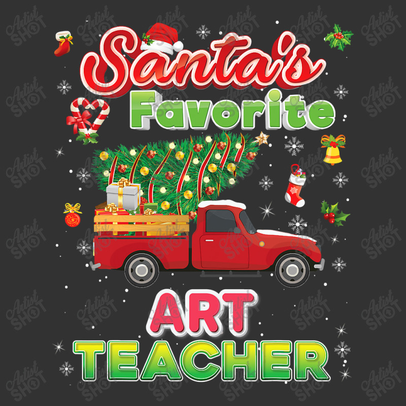 Santa's Favorite Art Teacher Christmas Tree Truck Sweater T Shirt Baby Bodysuit by Mark_Liegerot | Artistshot