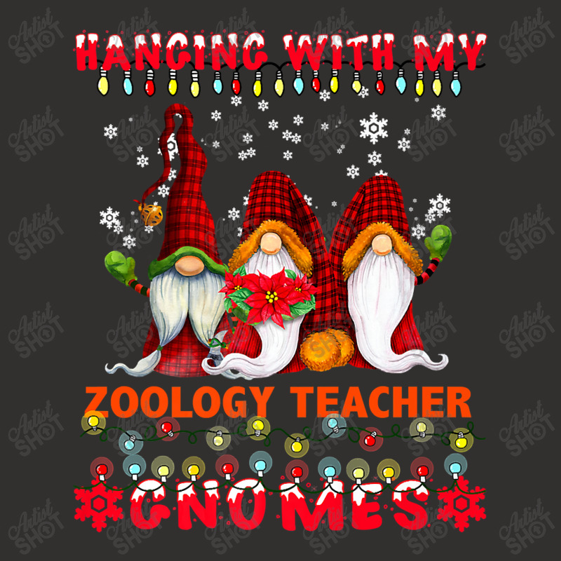 Hanging With My Zoology Teacher Gnomes Ugly Xmas Matching Premium T Sh Champion Hoodie by Jeffrey_Insalaco | Artistshot