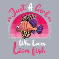 Vintage Lion Fish Lover Just A Girl Who Loves Lion Fish T Shirt Tank Dress | Artistshot