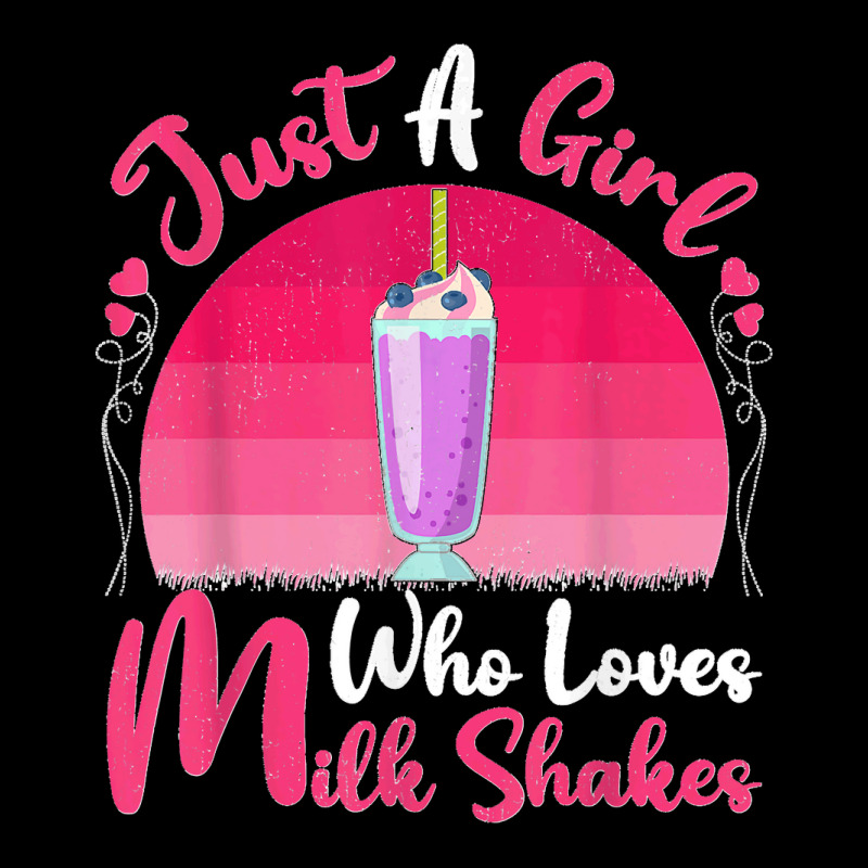 Vintage Milkshake Lover Just A Girl Who Loves Milkshakes T Shirt Pocket T-Shirt by JerrodHeathGaylon | Artistshot