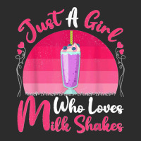 Vintage Milkshake Lover Just A Girl Who Loves Milkshakes T Shirt Exclusive T-shirt | Artistshot