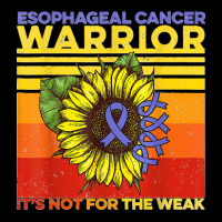 Vintage Sunflower Esophageal Cancer It's Not For The Weak T Shirt Pocket T-shirt | Artistshot