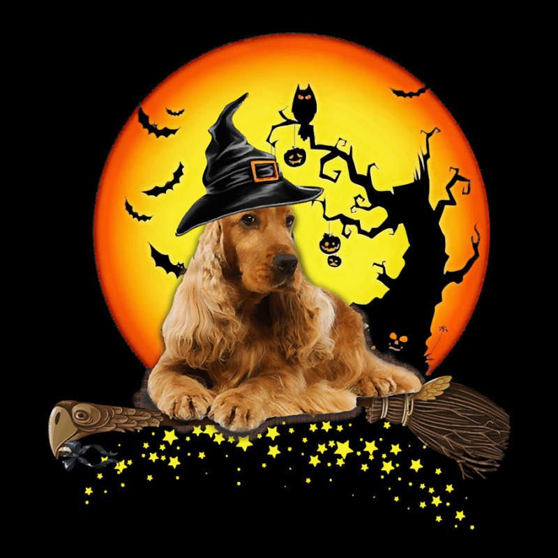 Dog Cocker Spaniel Baby Halloween Dog Lovers 684 Paw Pocket T-Shirt by permad | Artistshot