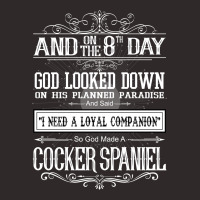 On 8th Day God Looked Down Made Cocker Spaniel Racerback Tank | Artistshot