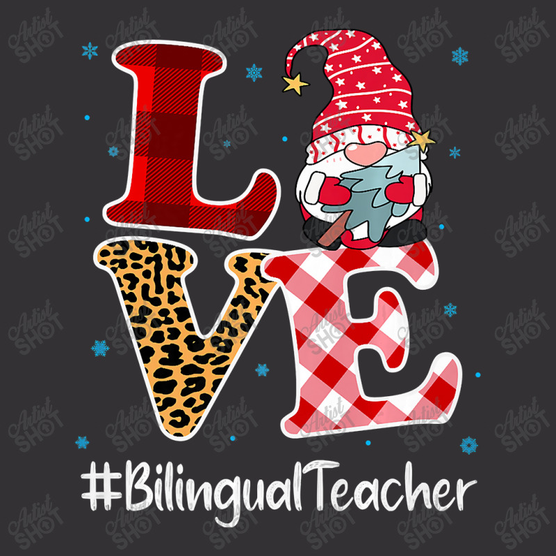 Love Bilingual Teacher Gnome Christmas Matching Pajamas Xmas Premium T Vintage Short by Jeffrey_Insalaco | Artistshot