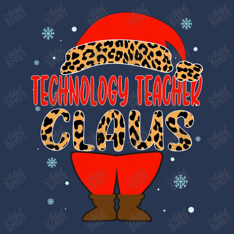 Technology Teacher Claus Christmas Santa Hat Pajamas Xmas T Shirt Men Denim Jacket by Mark_Liegerot | Artistshot