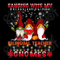 Hanging With My Bilingual Teacher Gnomes Ugly Xmas Matching Premium T Long Sleeve Baby Bodysuit | Artistshot