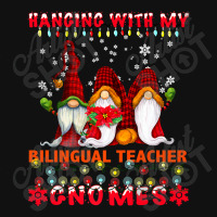 Hanging With My Bilingual Teacher Gnomes Ugly Xmas Matching Premium T Baby Bibs | Artistshot