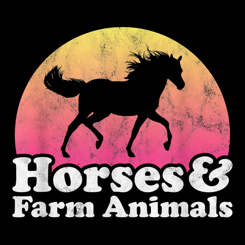 Horse And Farm Animal Women Or Girls Horses Farm Animals T Shirt Youth Sweatshirt by dornakgb | Artistshot