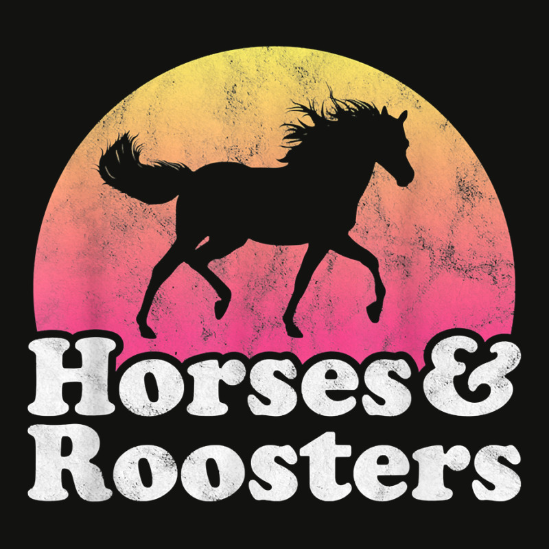 Horse And Rooster Women Or Girls Horses Roosters T Shirt Scorecard Crop Tee by dornakgb | Artistshot