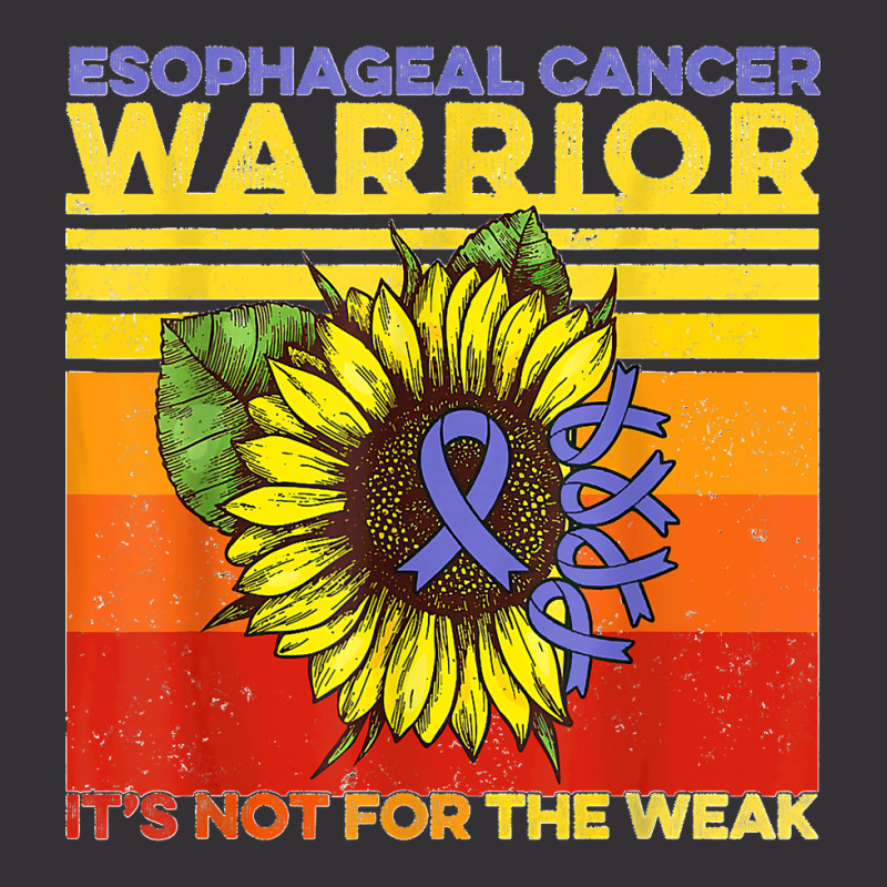 Vintage Sunflower Esophageal Cancer It's Not For The Weak T Shirt Vintage Short by Courtney Renee Jensen | Artistshot