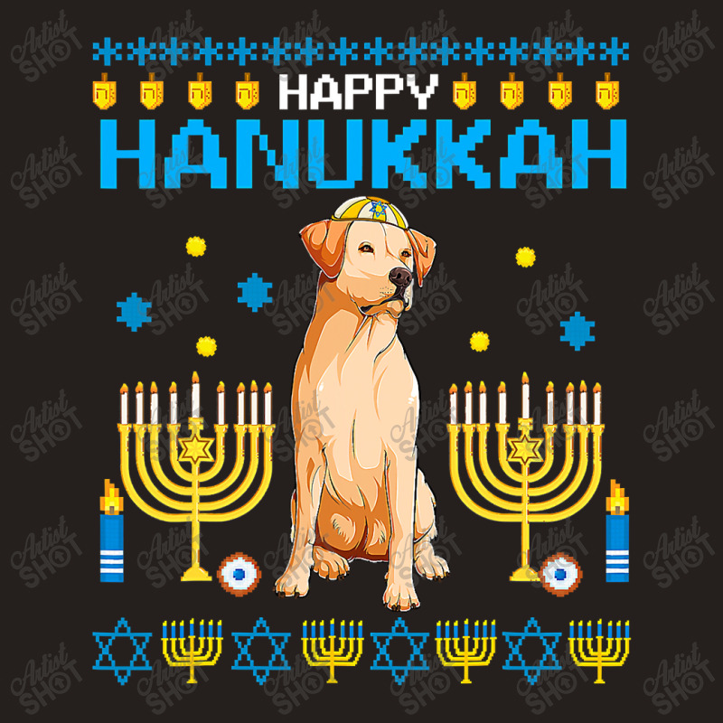 Labrador Chanukah Jewish Ugly Hanukkah Sweater Pajama T Shirt Tank Top | Artistshot