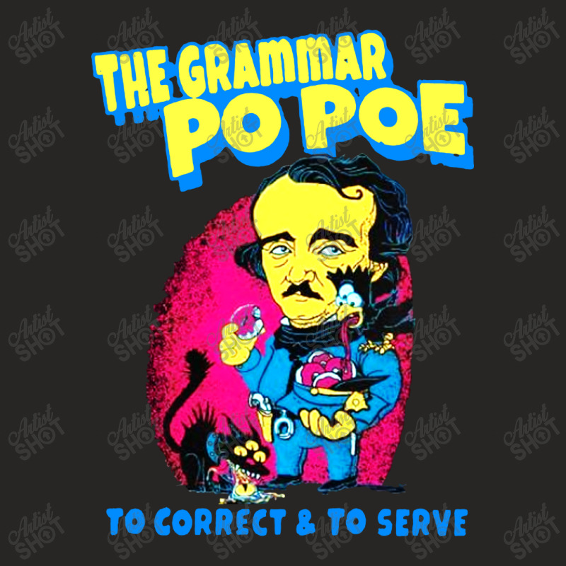 Grammar Po Poe Police Ladies Fitted T-Shirt by Agus w | Artistshot