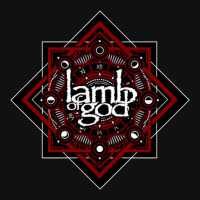 Lamb Of God Silver Rectangle Keychain | Artistshot