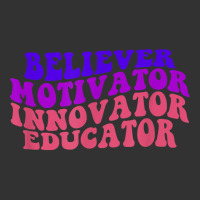 Believer Motivator Innovator Educator Retro Teachers T Shirt Baby Bodysuit | Artistshot