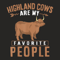 Farm Animal Farmer Animal Lover Funny Highland Cow T Shirt Ladies Fitted T-shirt | Artistshot