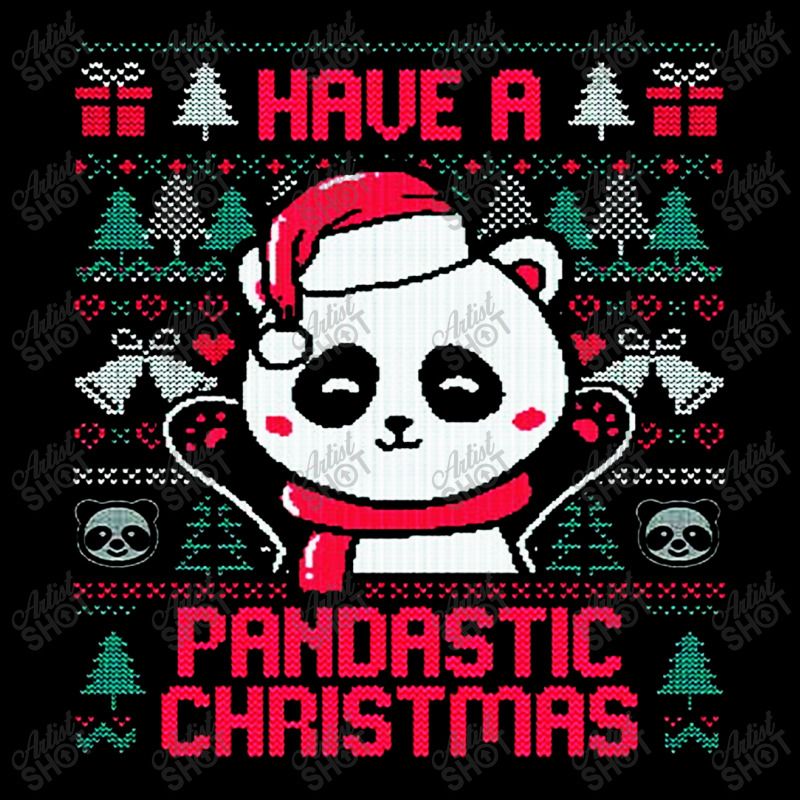 Christmas Pandastic Ugly Youth Zipper Hoodie by Vishaka | Artistshot