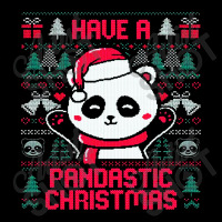 Christmas Pandastic Ugly Long Sleeve Baby Bodysuit | Artistshot