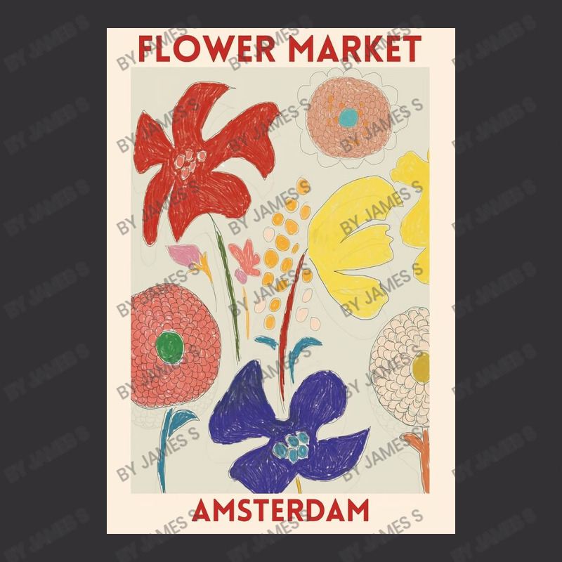 Flower Market   Amsterdams Vintage Hoodie by James S | Artistshot