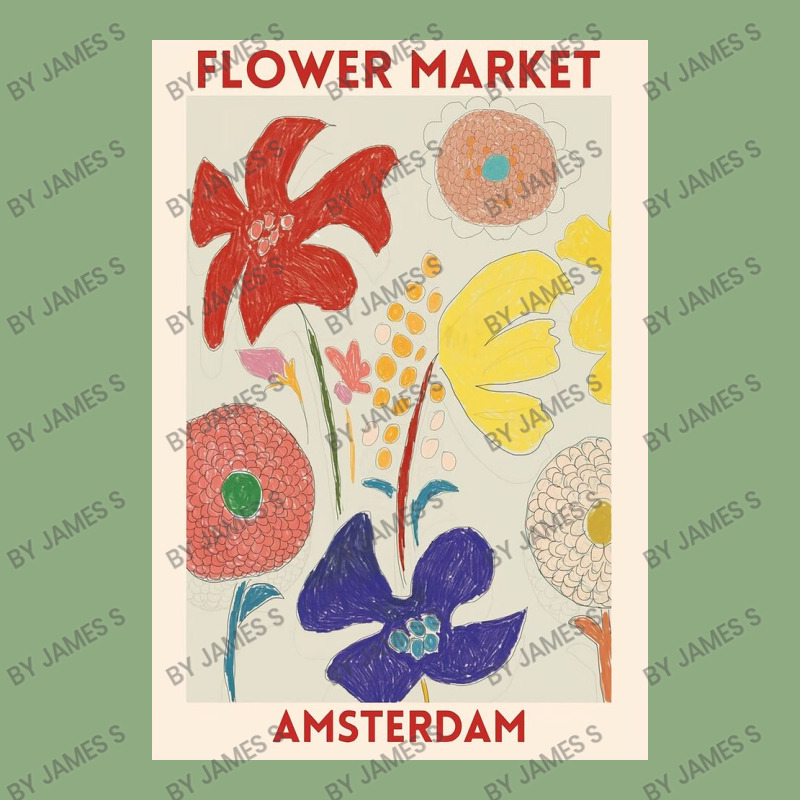 Flower Market   Amsterdams Baby Bibs by James S | Artistshot