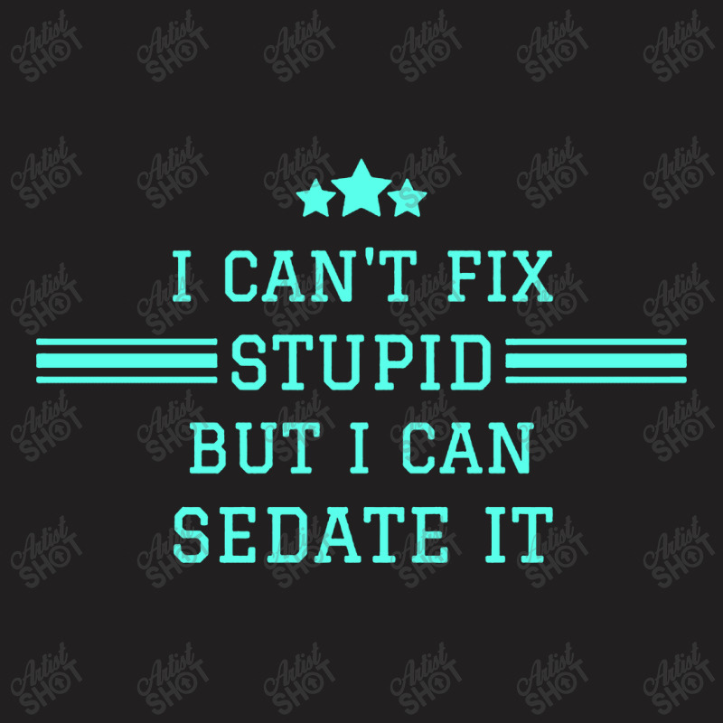 I Cant Fix Stupid T-Shirt by Hatory | Artistshot