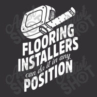 Contractor Position Floor Installation Vintage Hoodie | Artistshot