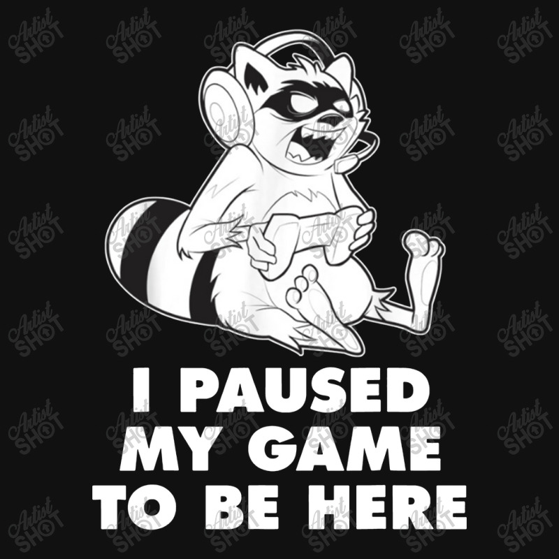 I Paused My Game To Be Here Mousepad | Artistshot