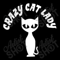 Crazy Cat Lady White Zipper Hoodie | Artistshot