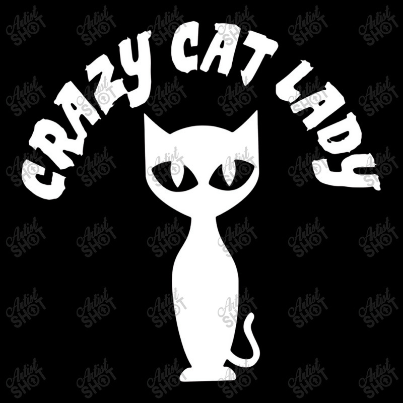 Crazy Cat Lady White Zipper Hoodie | Artistshot