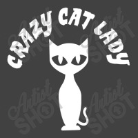 Crazy Cat Lady White Vintage T-shirt | Artistshot