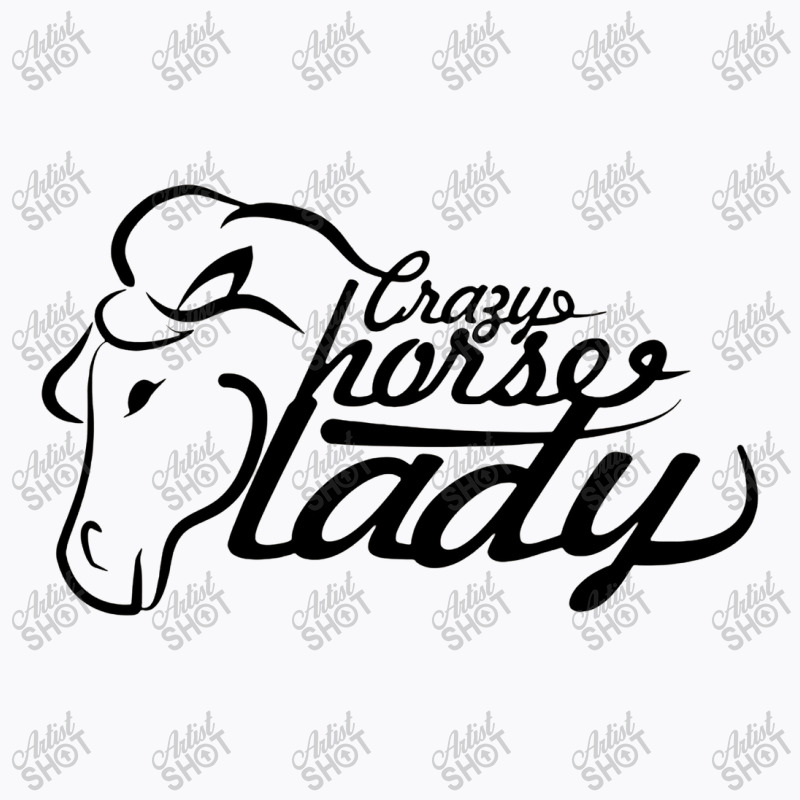 Crazy Horse Lady Pony T-shirt | Artistshot