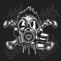 Cross Bones Gasmask Guy T-shirt | Artistshot