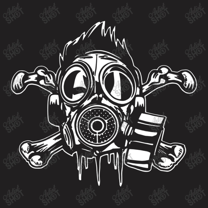 Cross Bones Gasmask Guy T-shirt | Artistshot